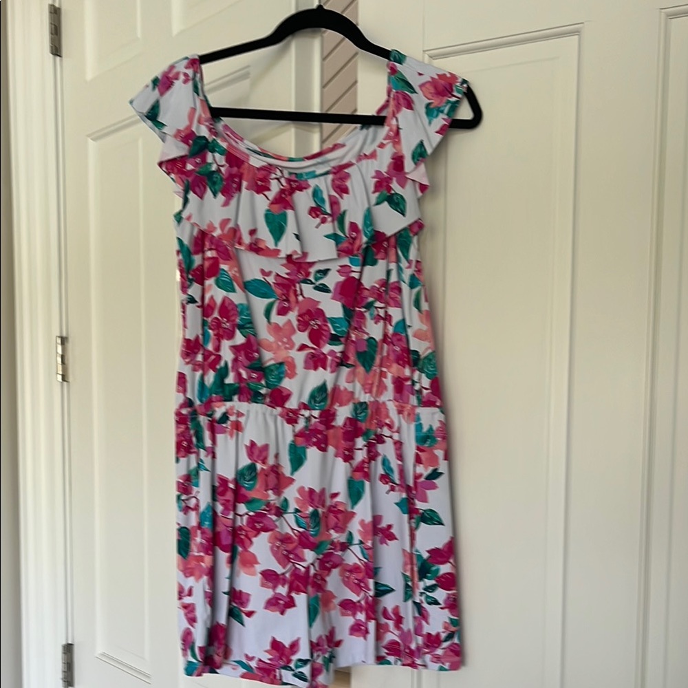 Floral Ruffle Sleeve Dress Tommy Bahama